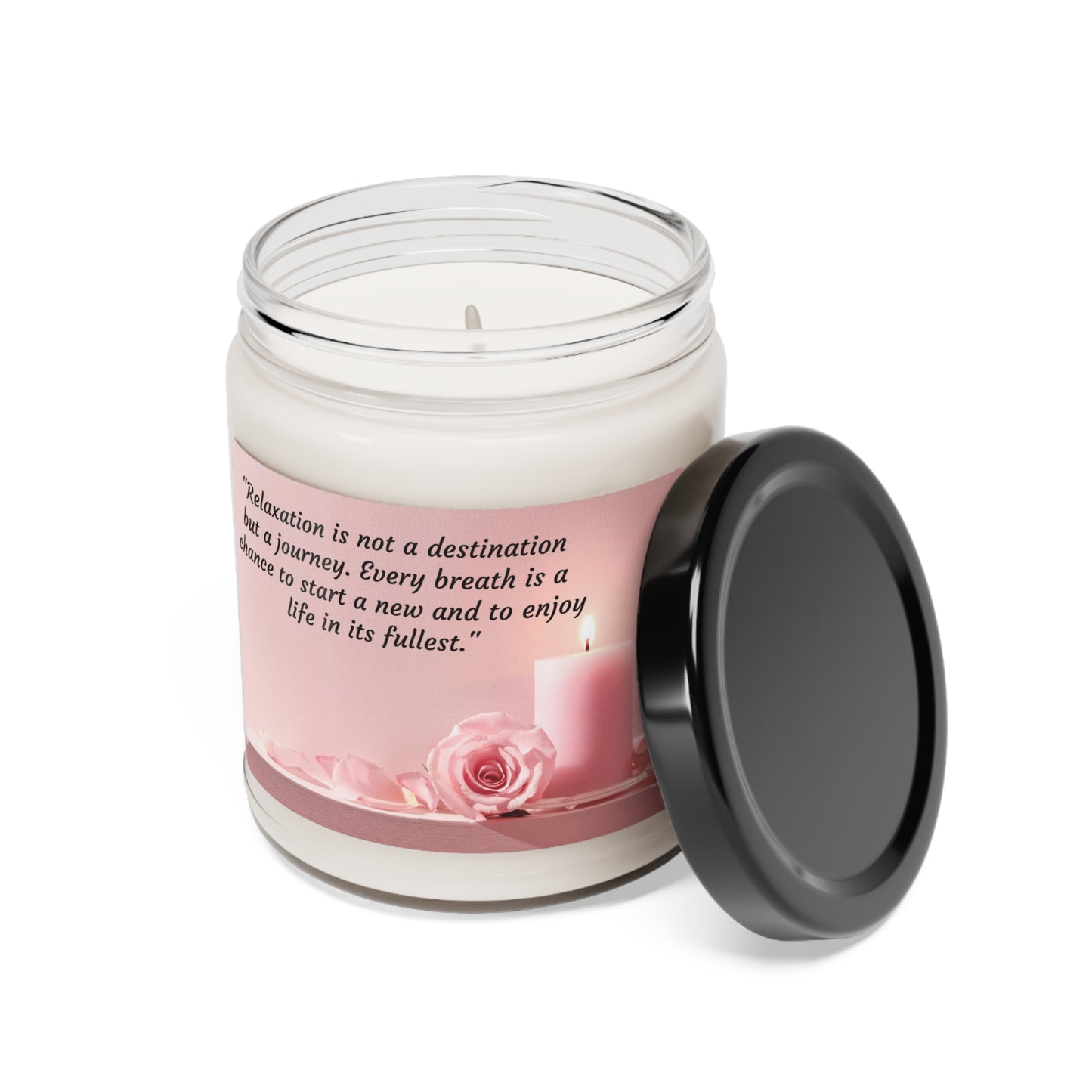 Relax and Enjoy the Journey Scented Soy Candle, 9oz
