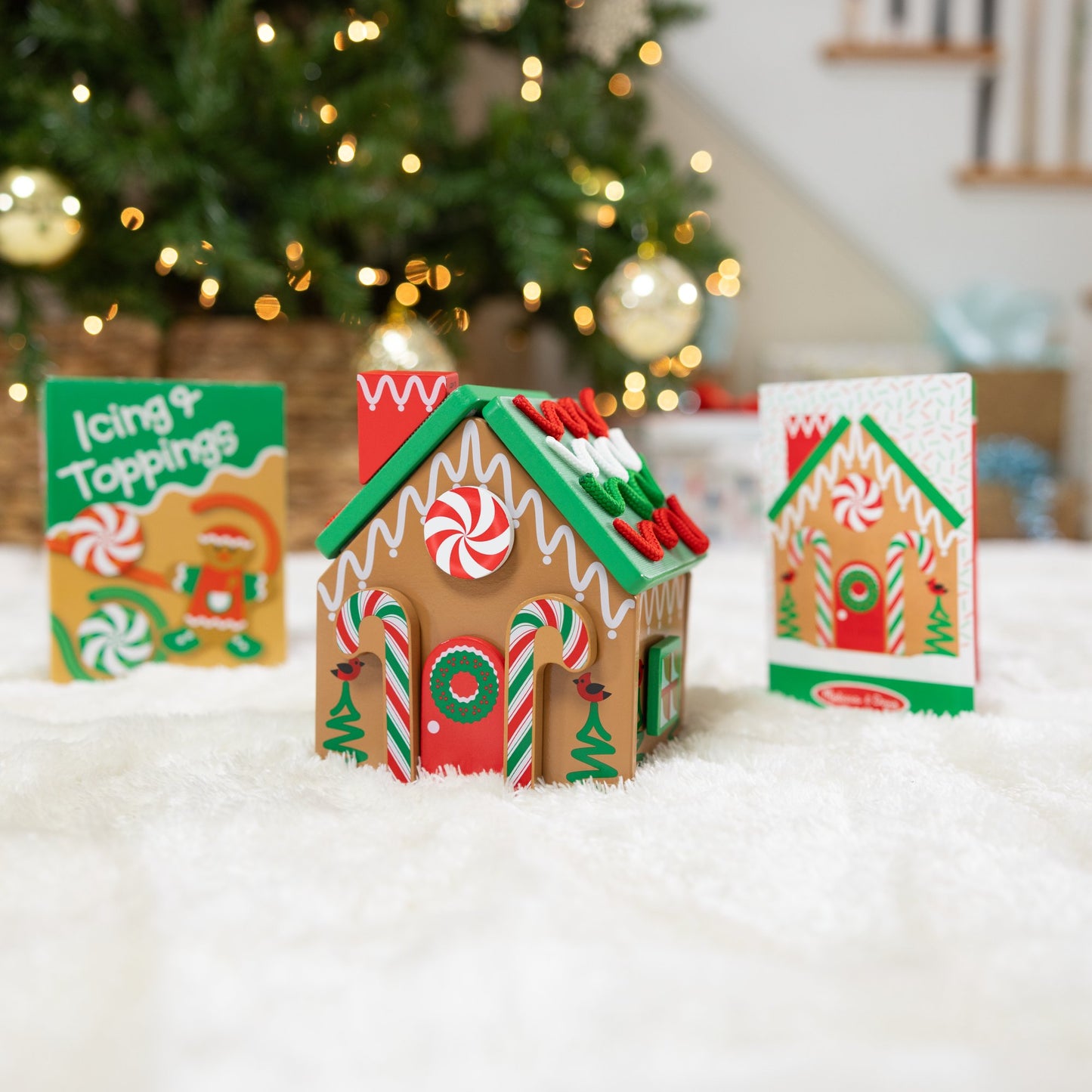 Melissa & Doug Wooden Gingerbread House - FSC Certified