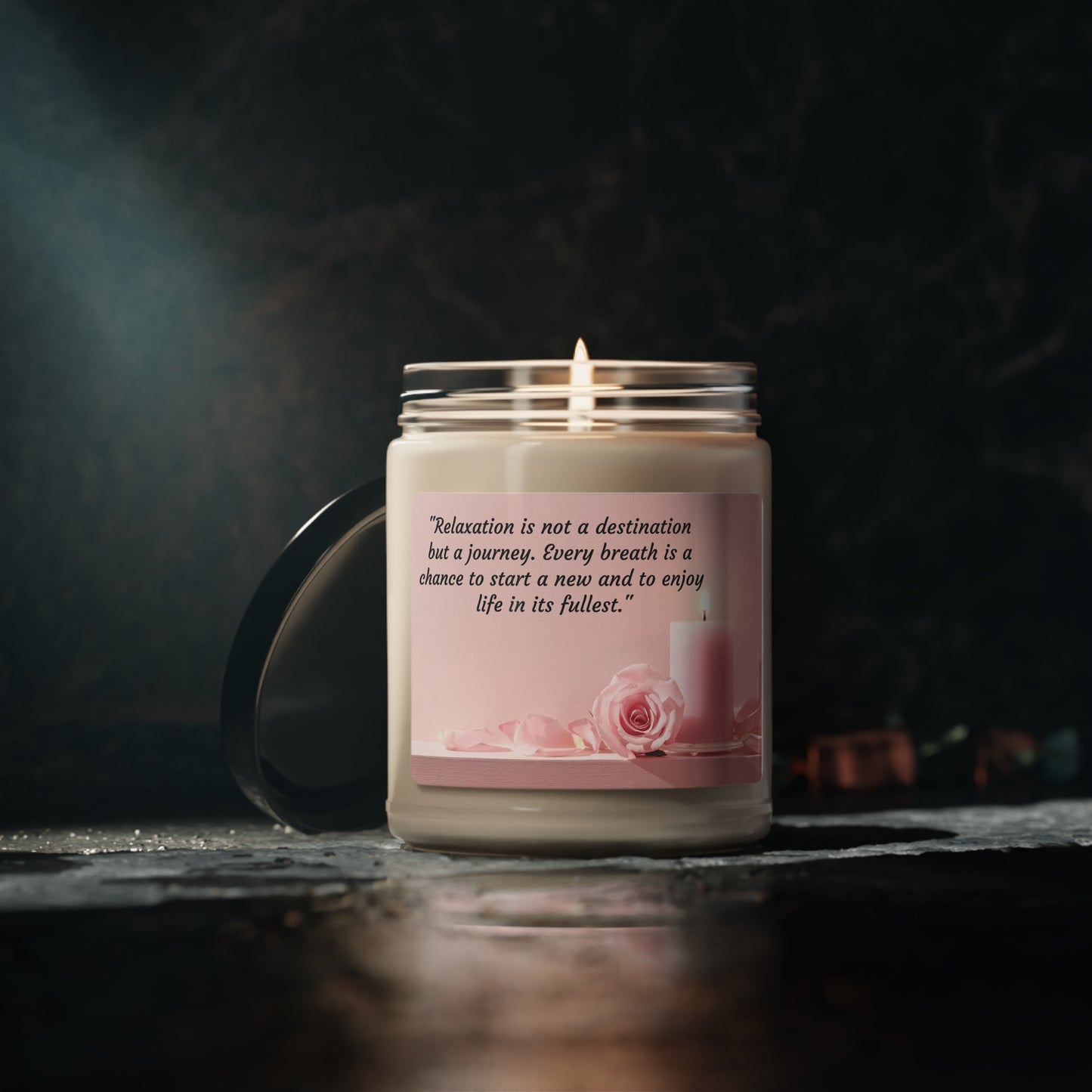 Relax and Enjoy the Journey Scented Soy Candle, 9oz