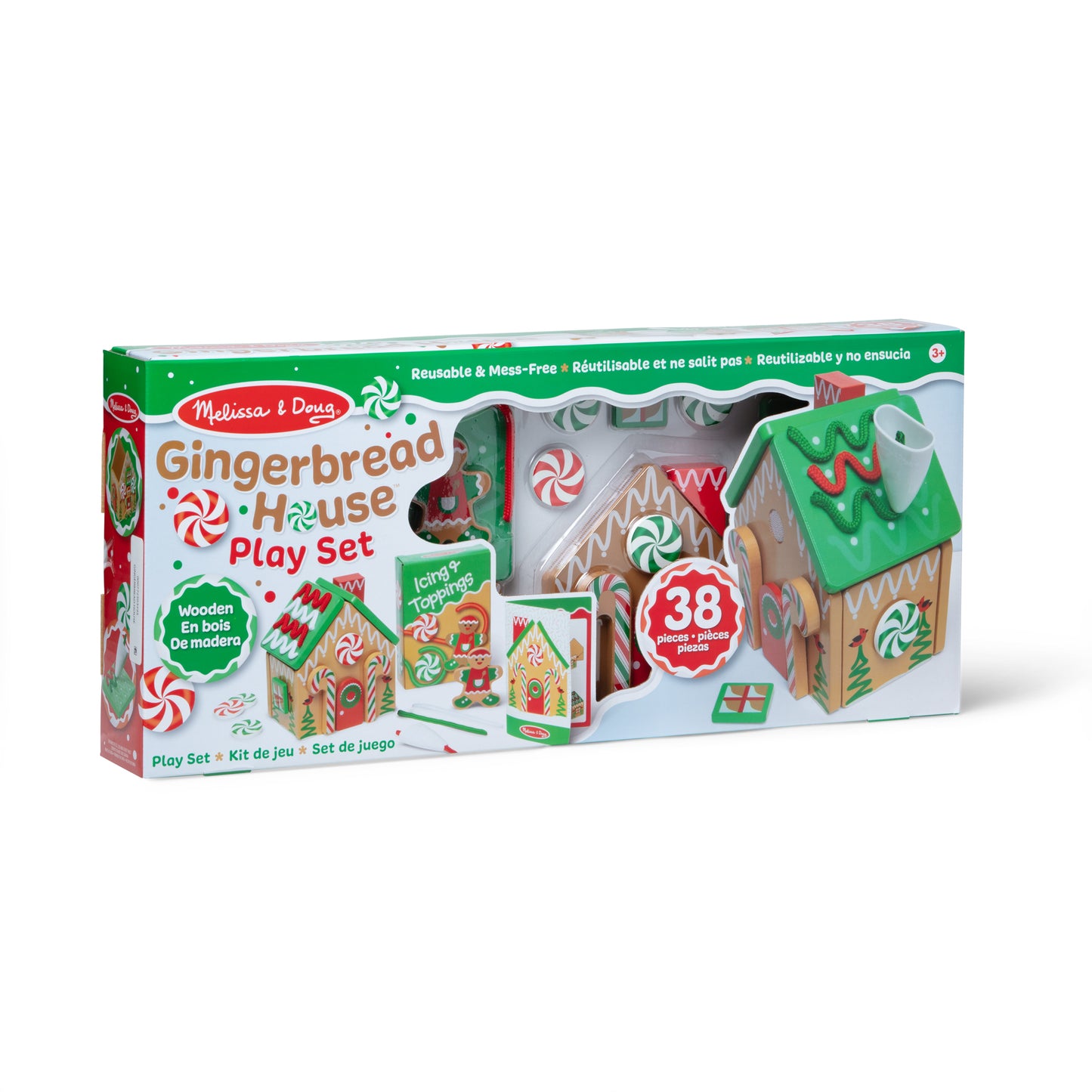 Melissa & Doug Wooden Gingerbread House - FSC Certified