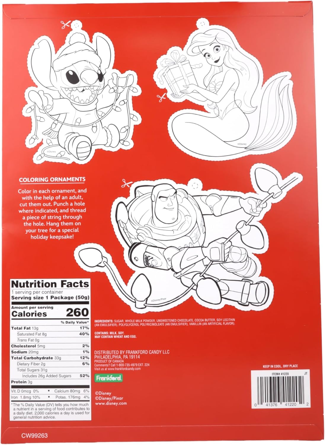 Best of Disney Countdown Calendar, 12ct