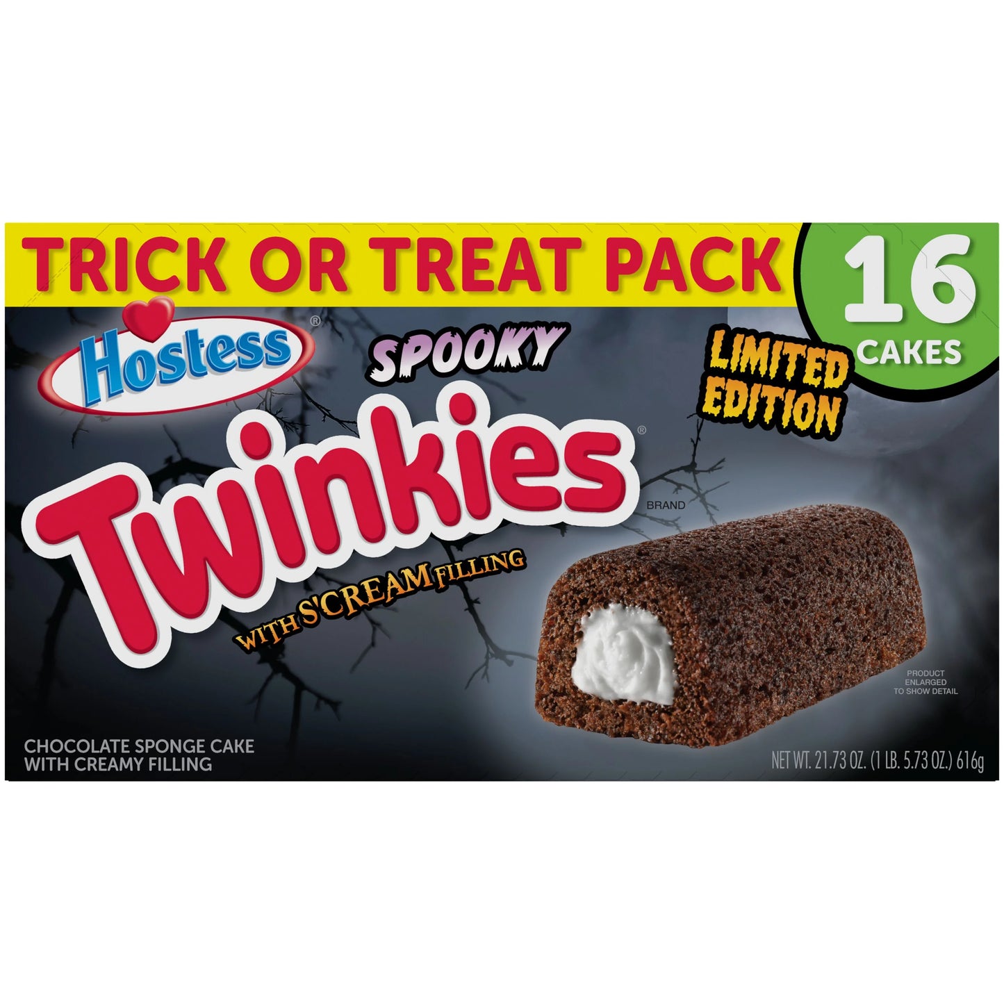 "Hostess Limited-Edition Halloween Snack Pack - FrankenCakes, ScaryCakes & Spooky Twinkies Family Packs"