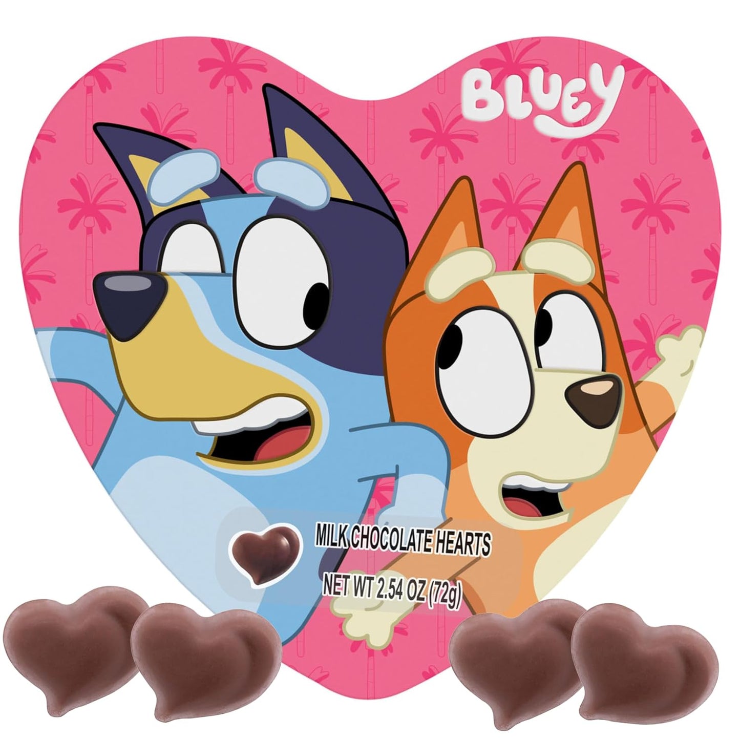 Valentine's Bluey Heart Tin with Premium Chocolates