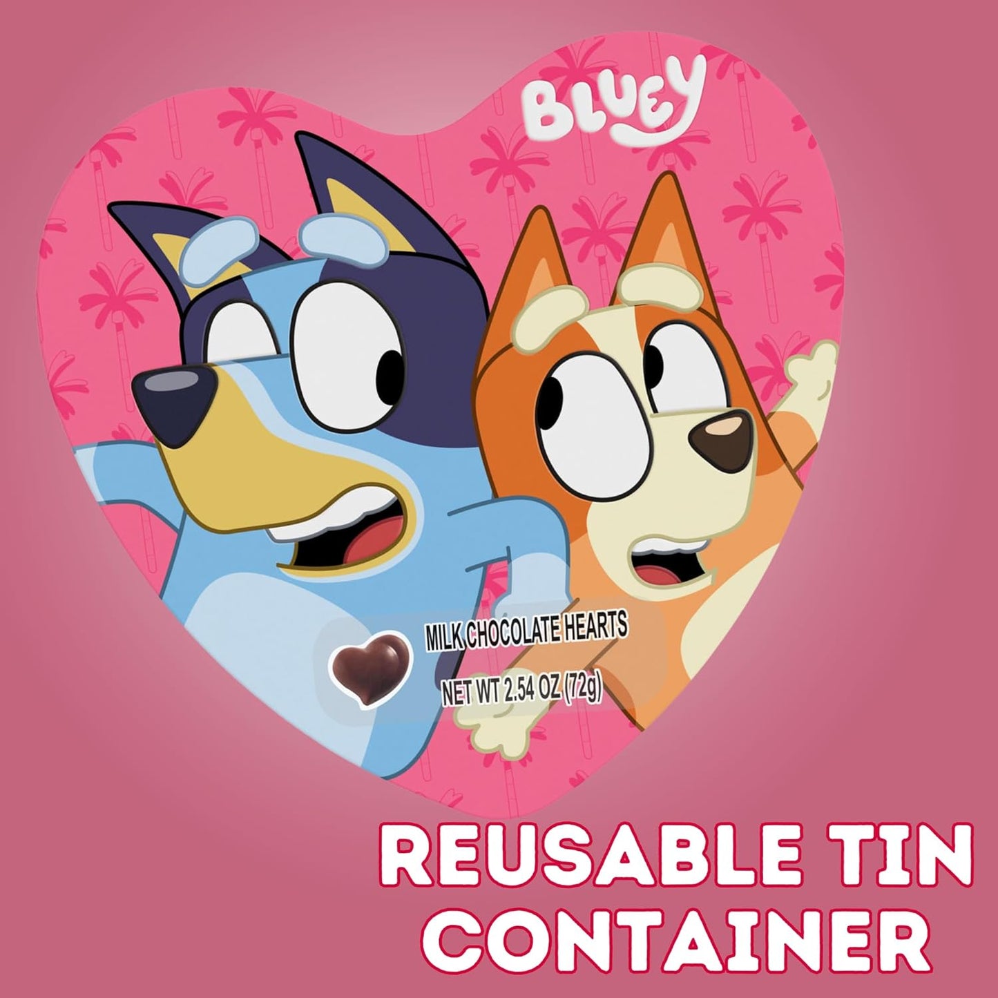 Valentine's Bluey Heart Tin with Premium Chocolates