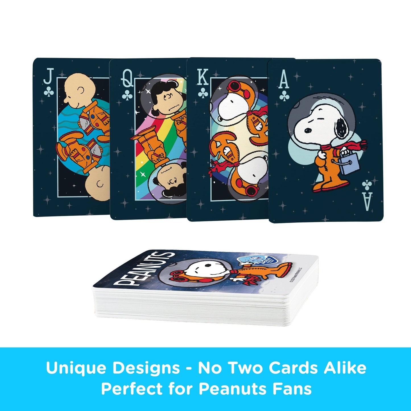 Peanuts Snoopy In Space Playing Cards
