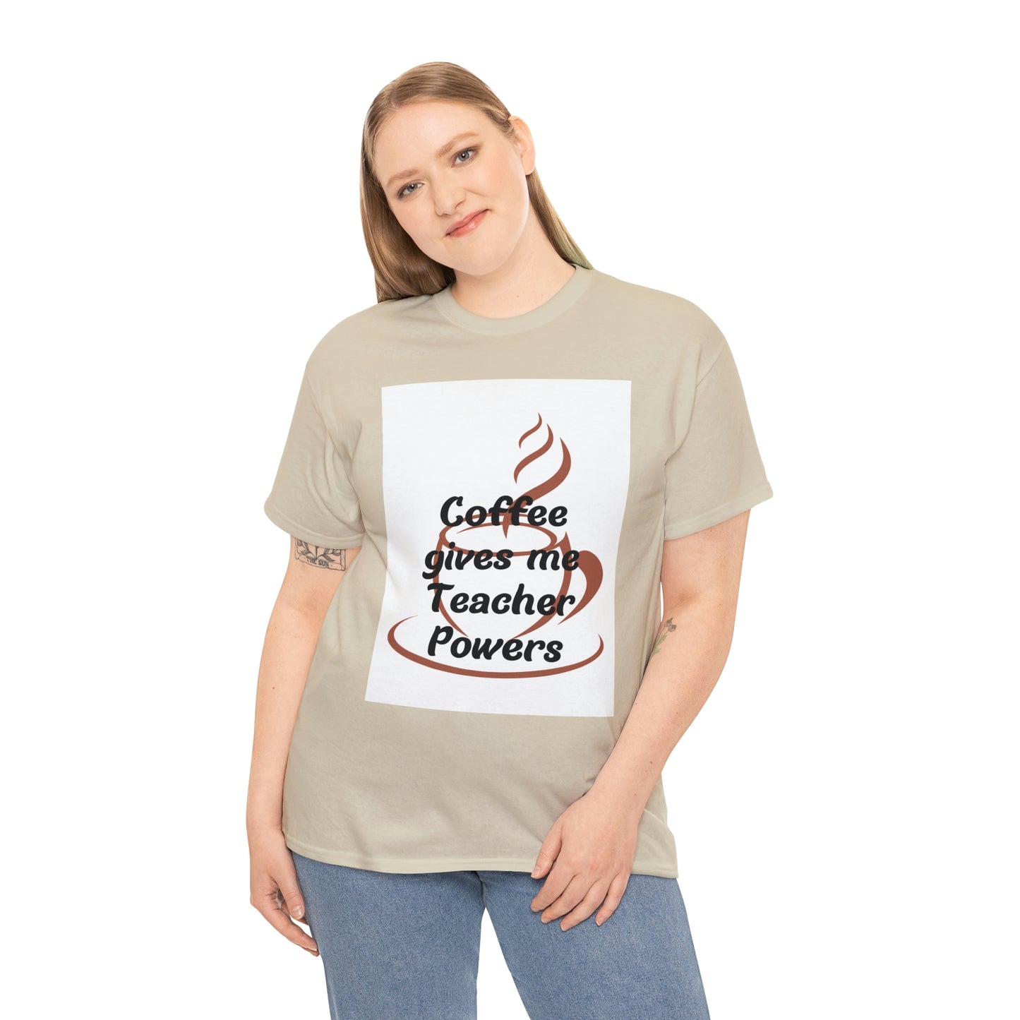 Coffee gives me Teacher Powers T-Shirt