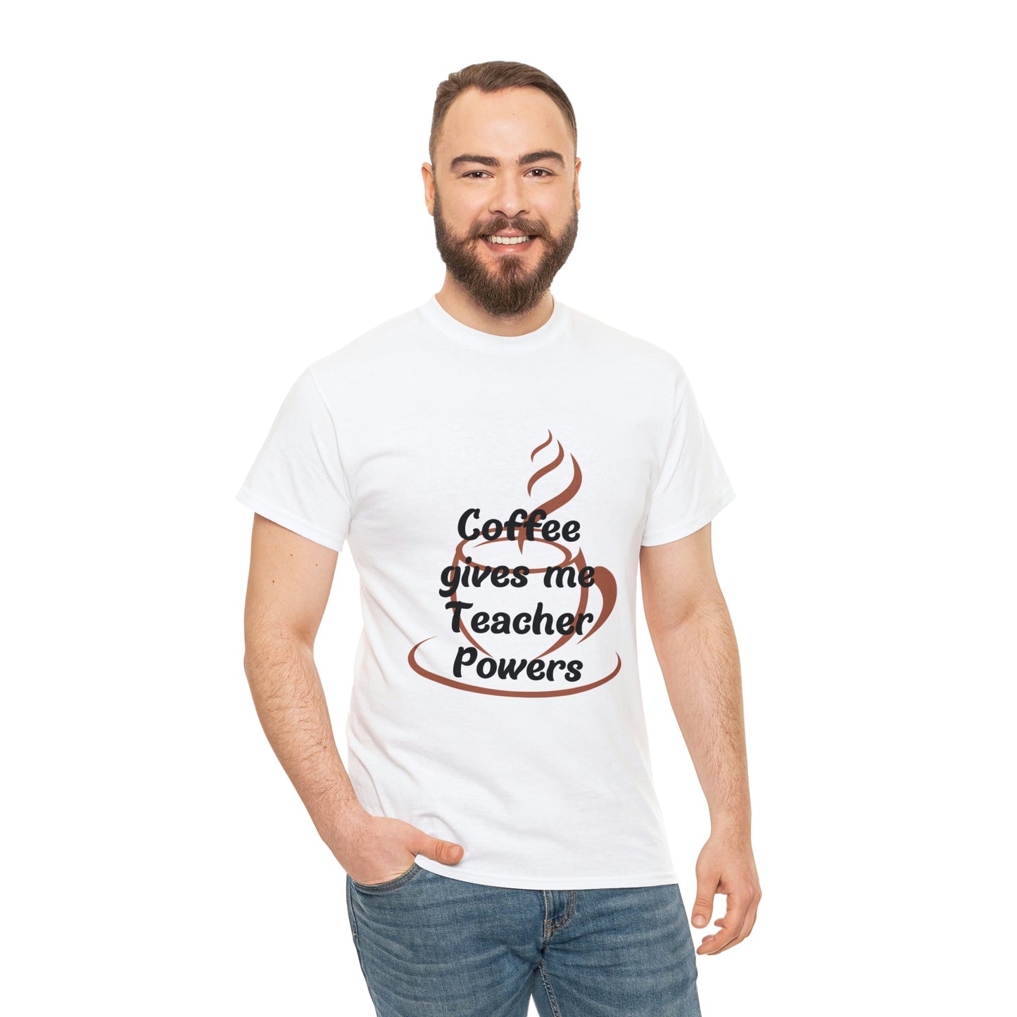 Coffee gives me Teacher Powers T-Shirt