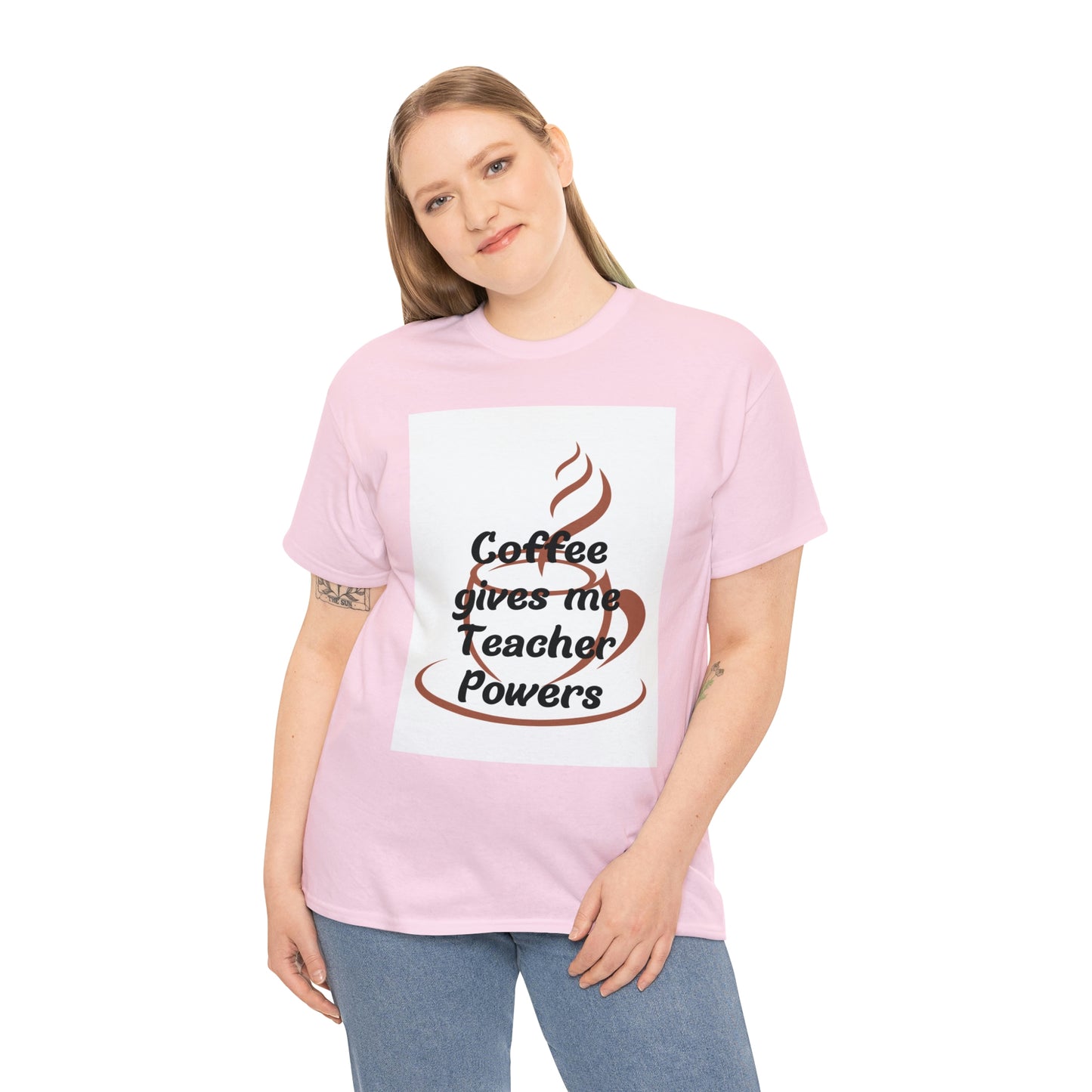 Coffee gives me Teacher Powers T-Shirt