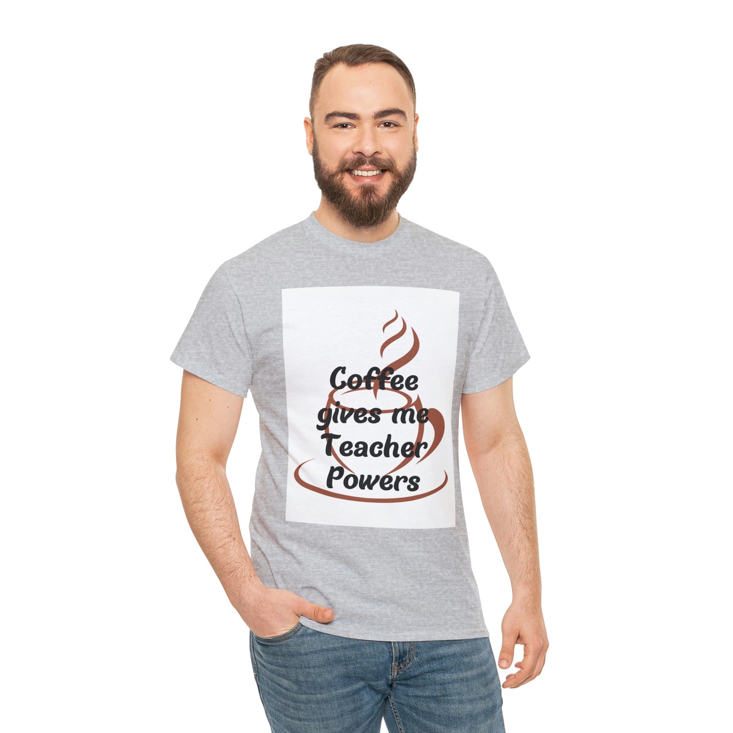 Coffee gives me Teacher Powers T-Shirt
