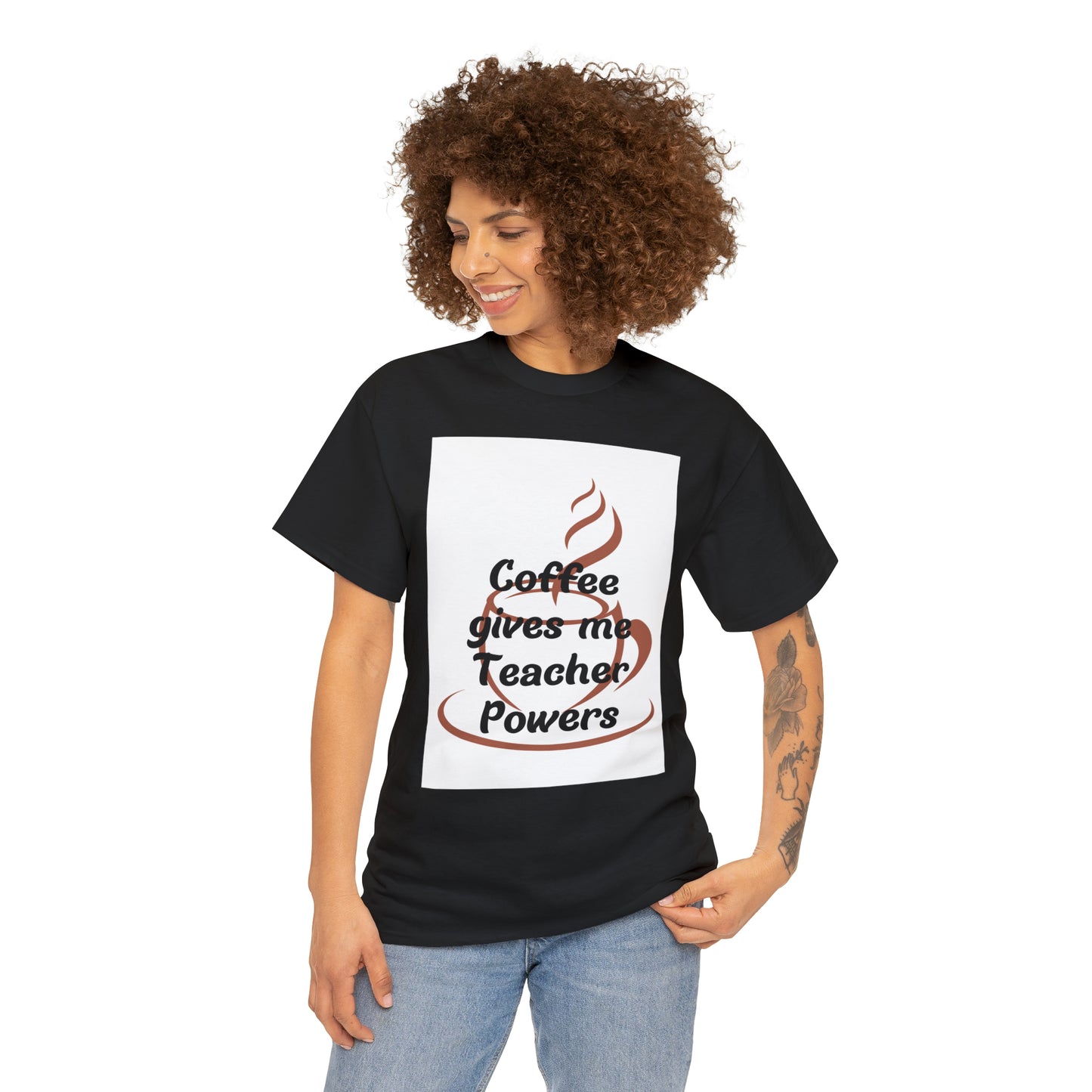 Coffee gives me Teacher Powers T-Shirt