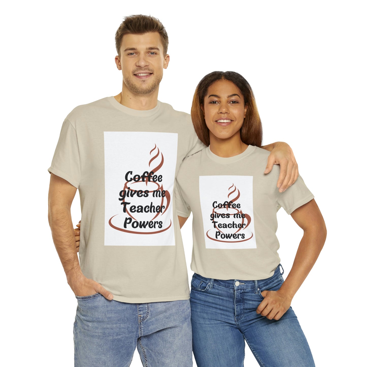 Coffee gives me Teacher Powers T-Shirt