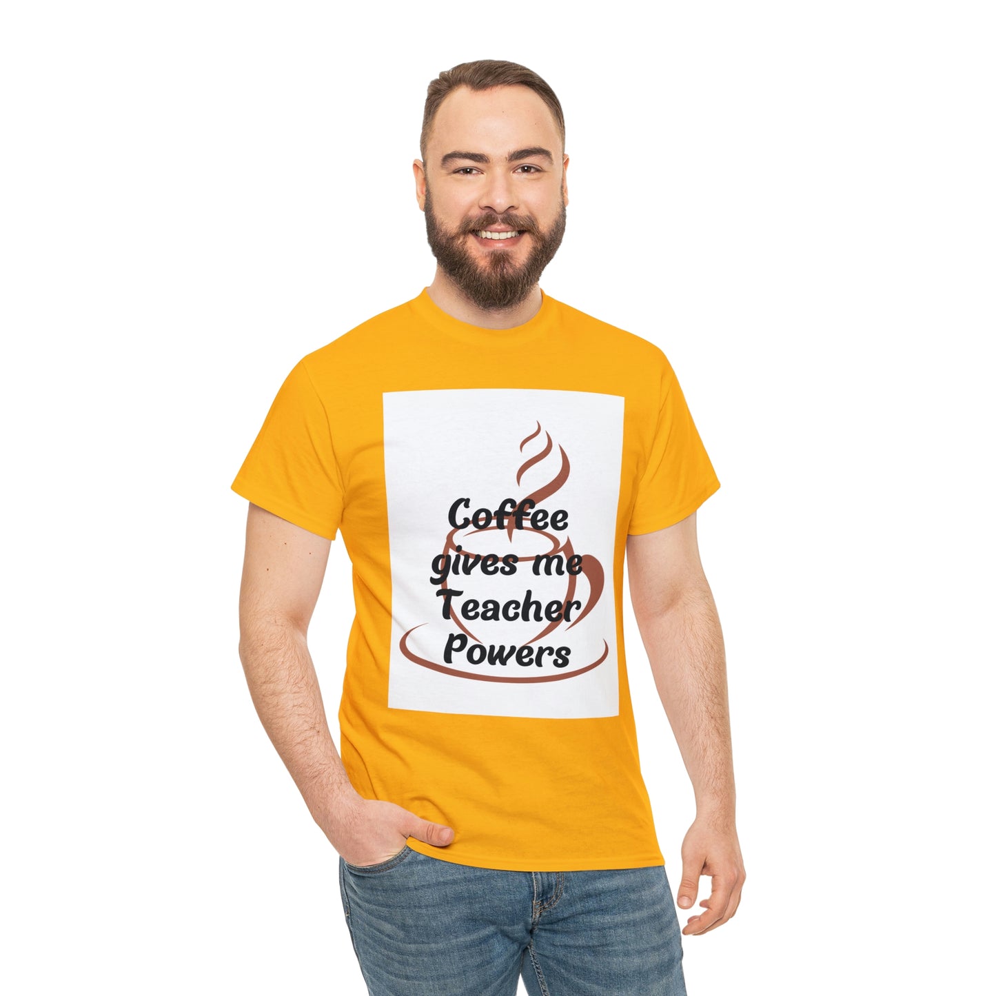 Coffee gives me Teacher Powers T-Shirt