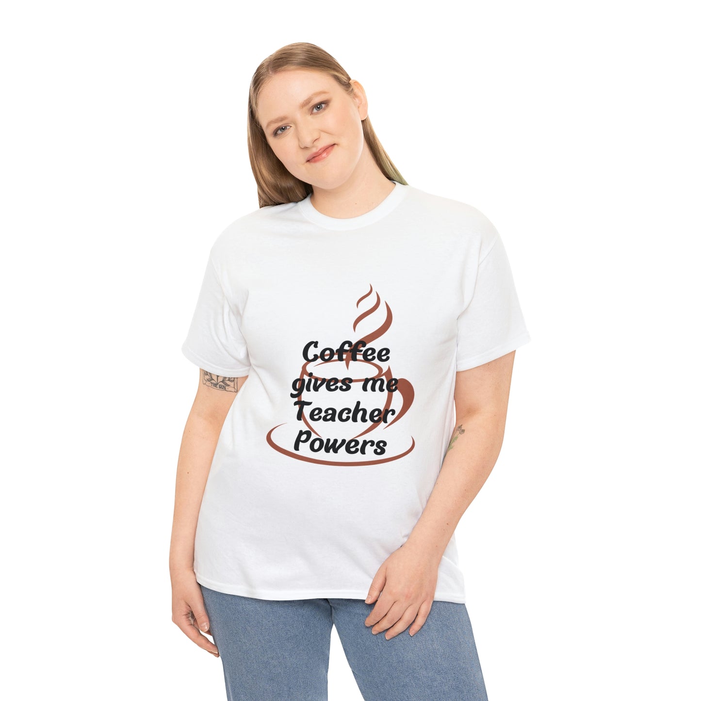 Coffee gives me Teacher Powers T-Shirt