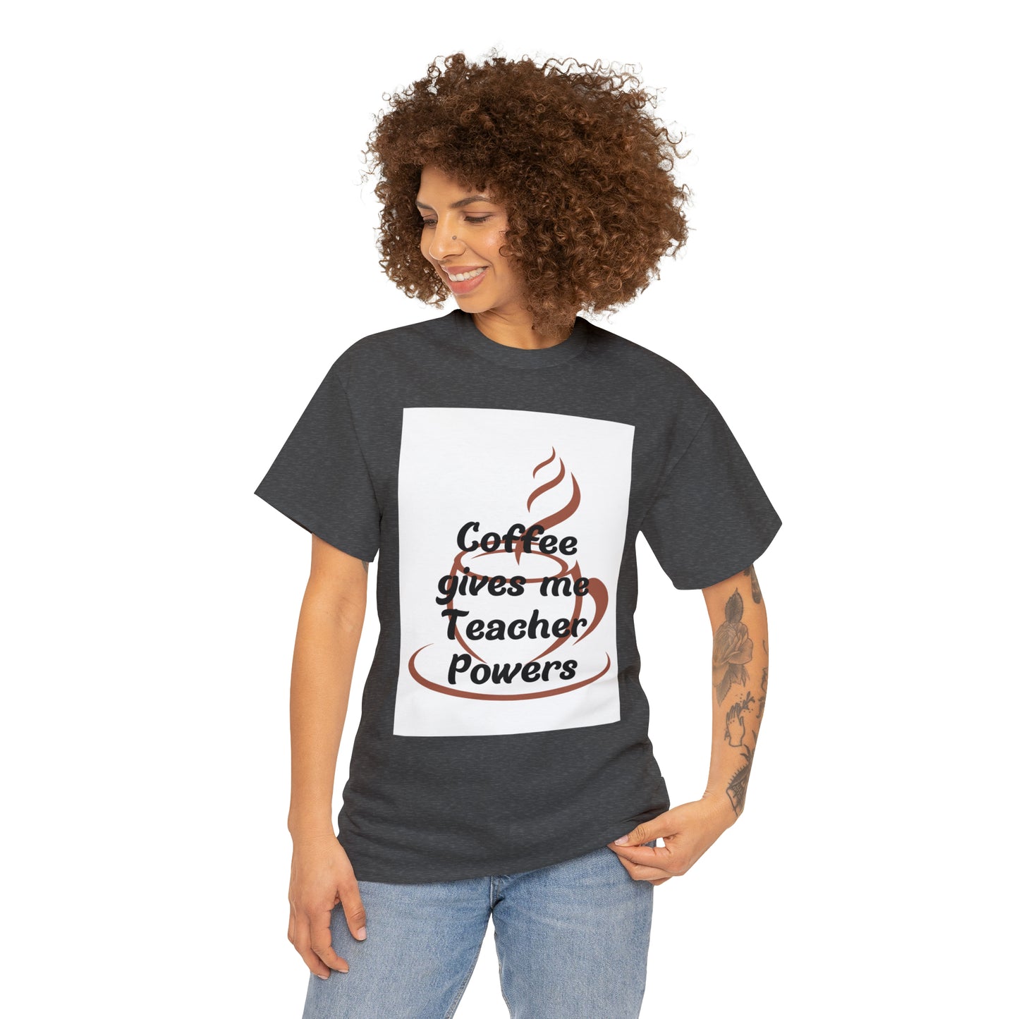 Coffee gives me Teacher Powers T-Shirt