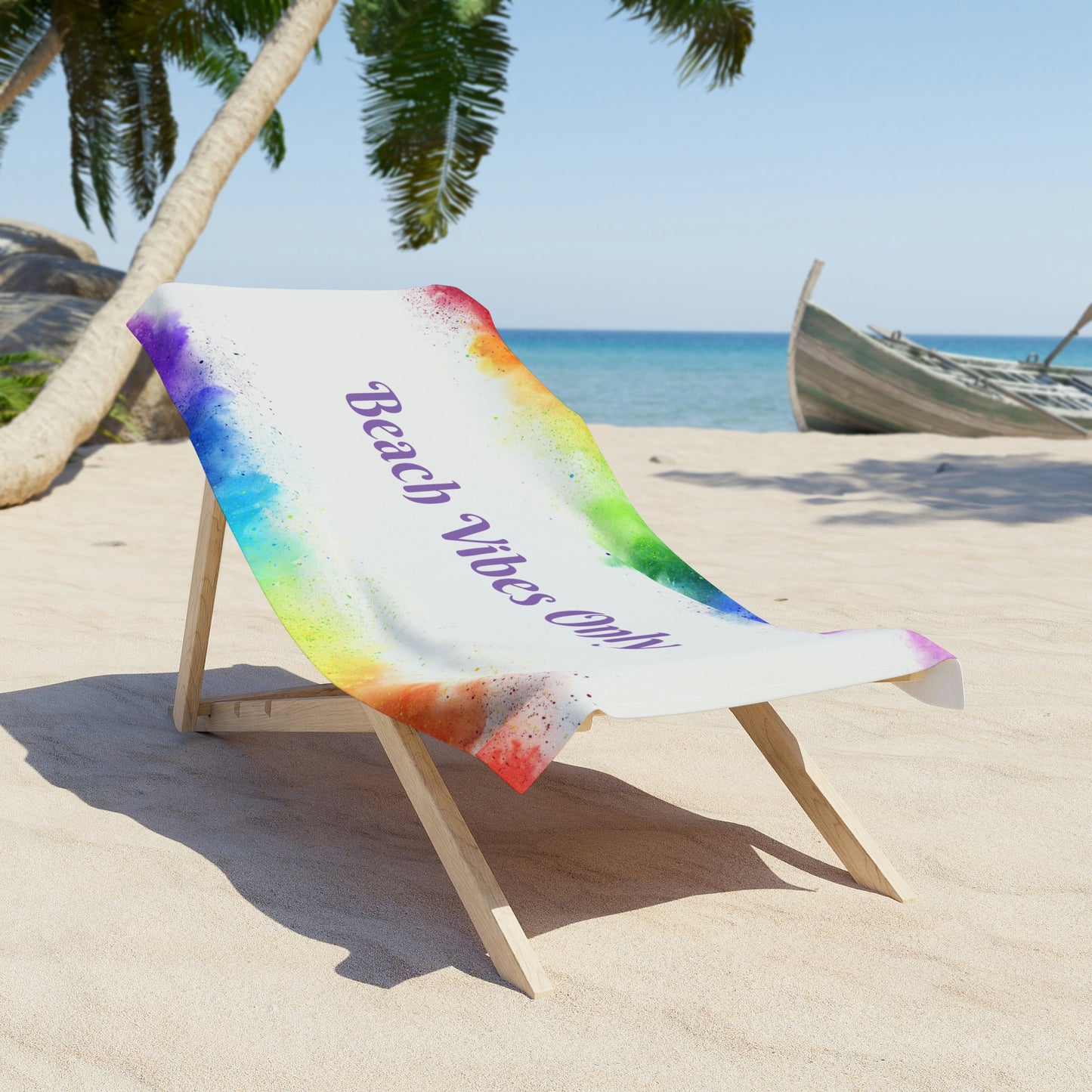 Beach Vibes Only 30" x 60" Beach Towel