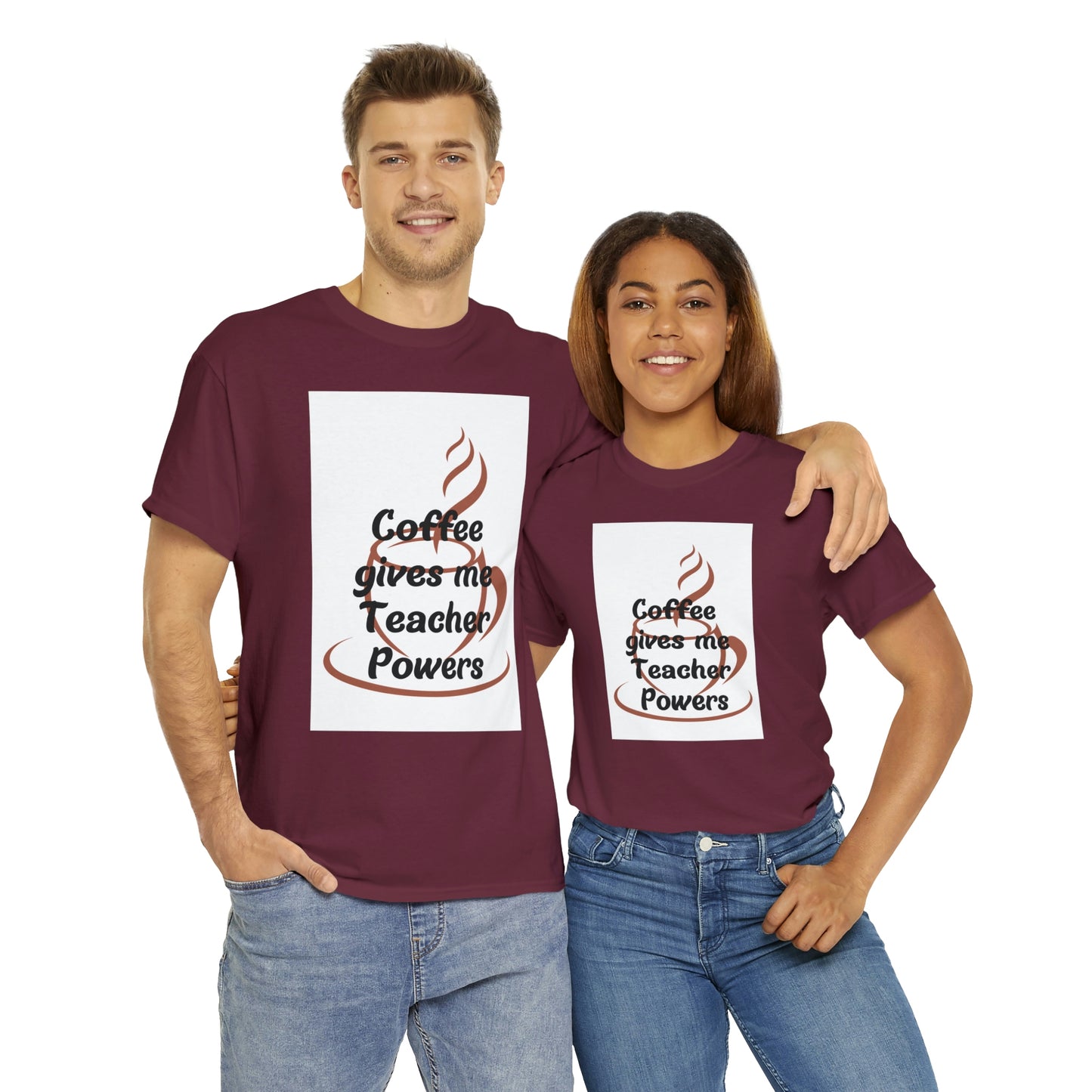 Coffee gives me Teacher Powers T-Shirt