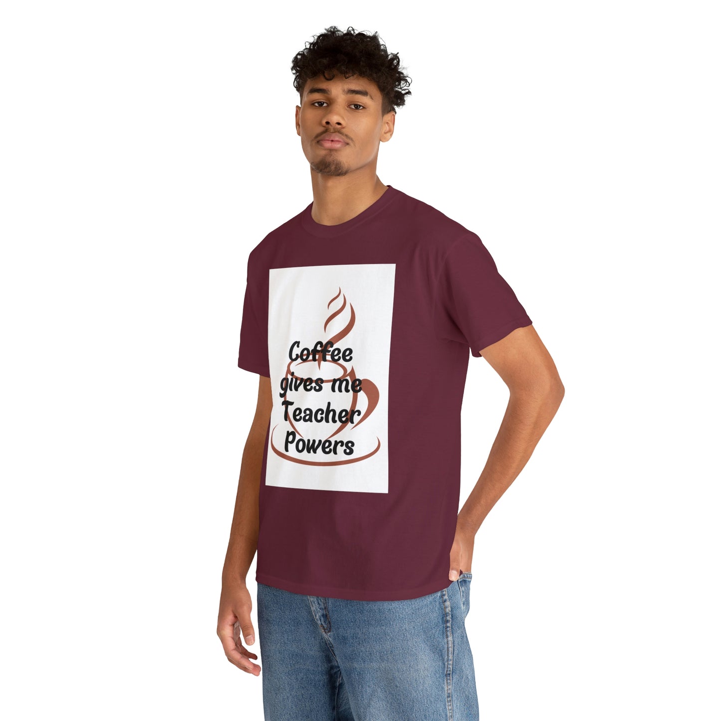 Coffee gives me Teacher Powers T-Shirt