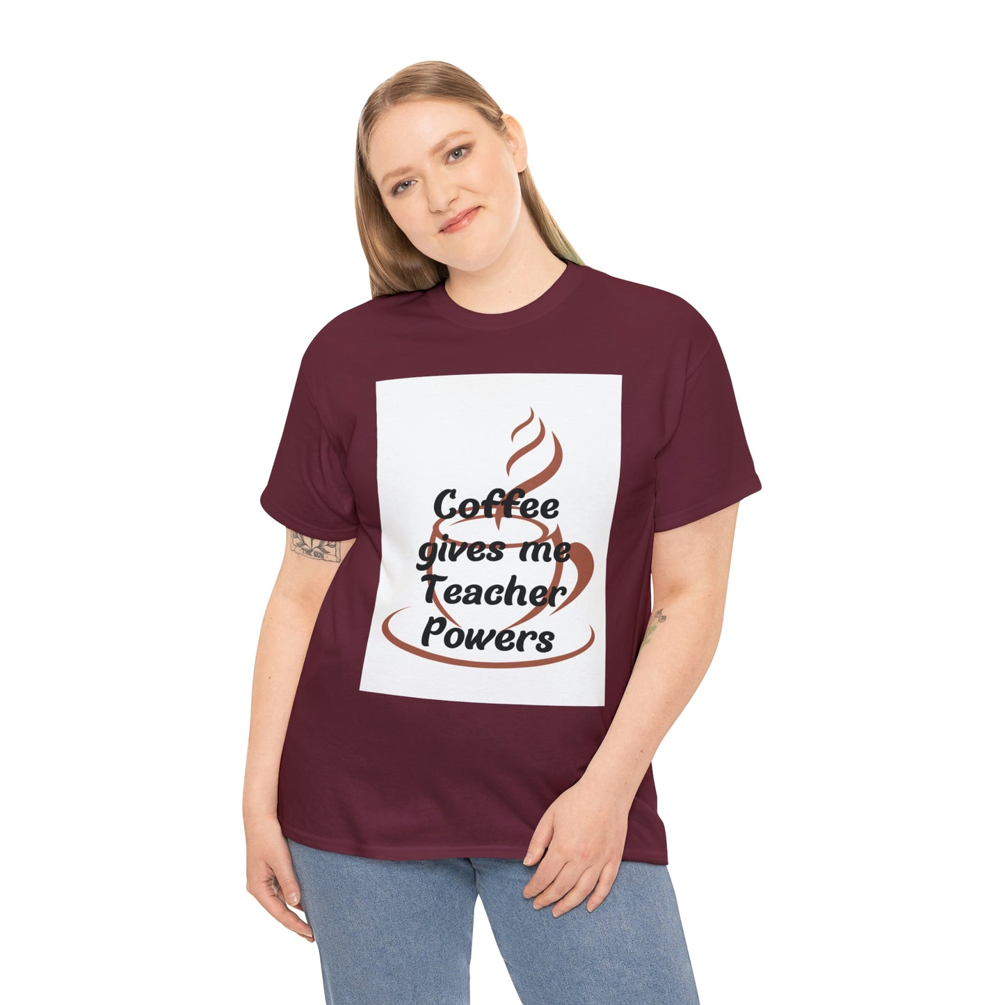 Coffee gives me Teacher Powers T-Shirt