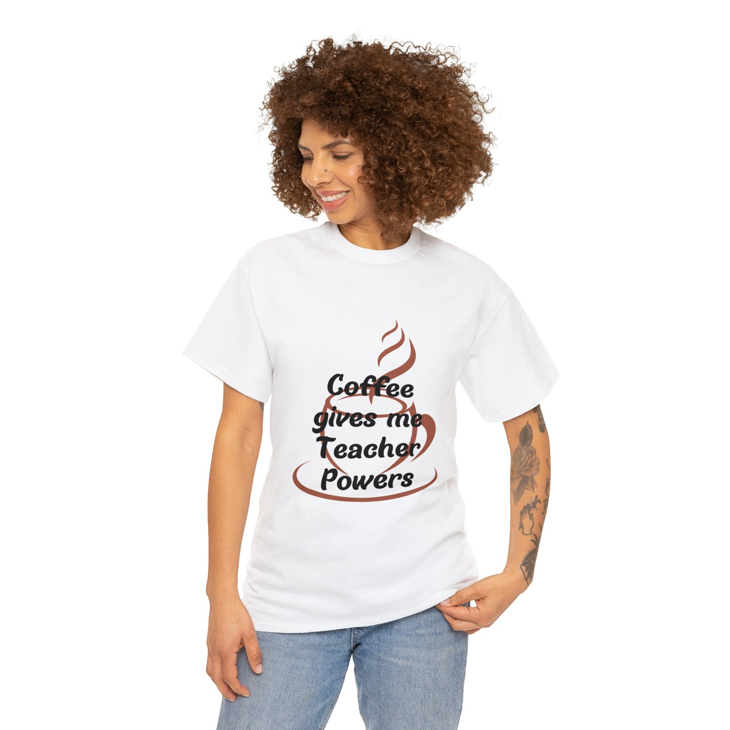 Coffee gives me Teacher Powers T-Shirt