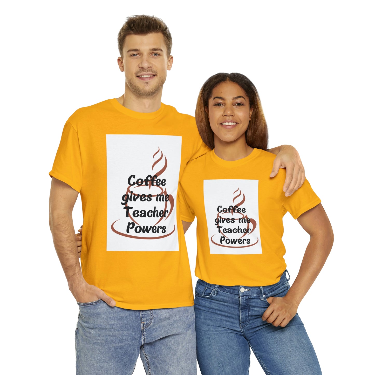 Coffee gives me Teacher Powers T-Shirt
