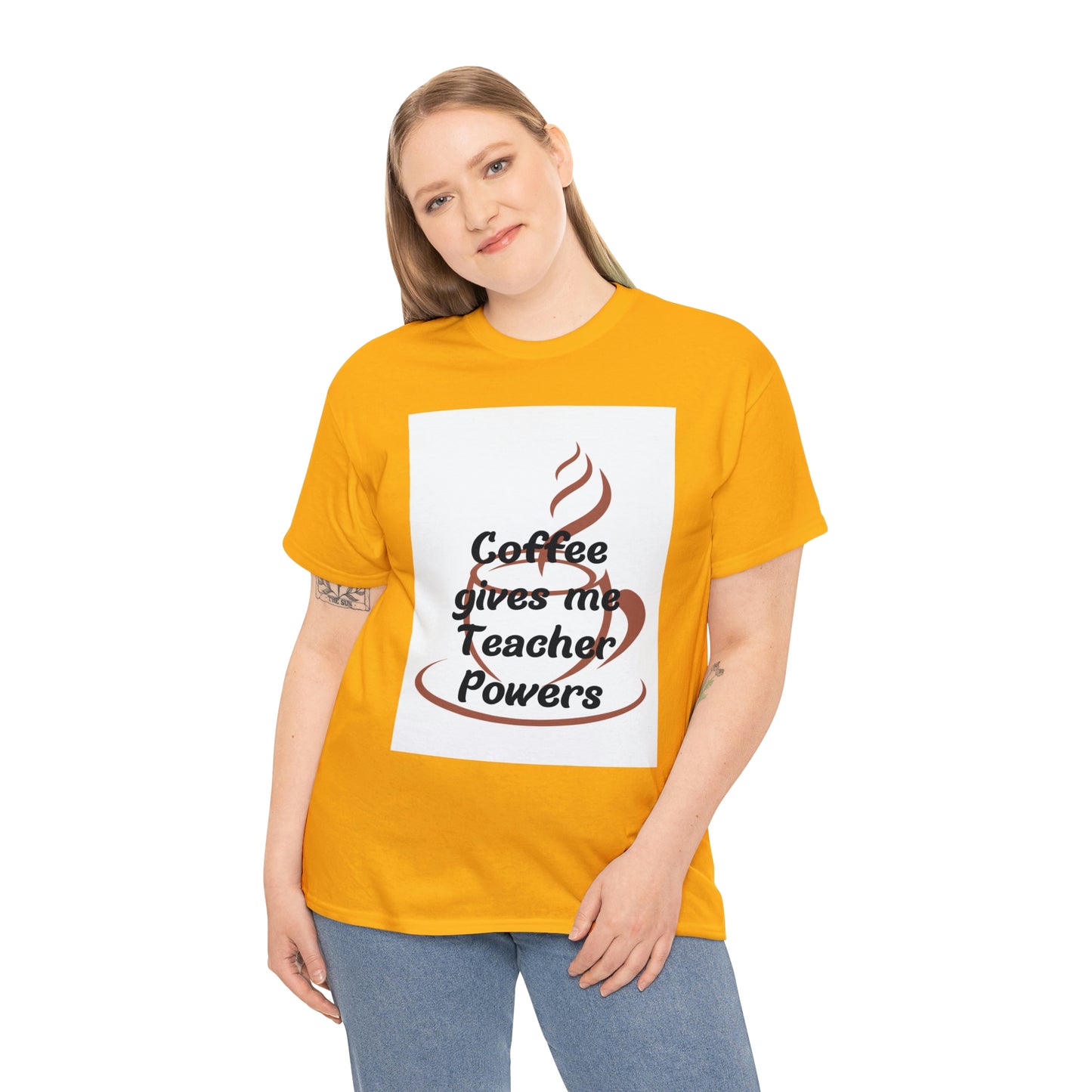 Coffee gives me Teacher Powers T-Shirt