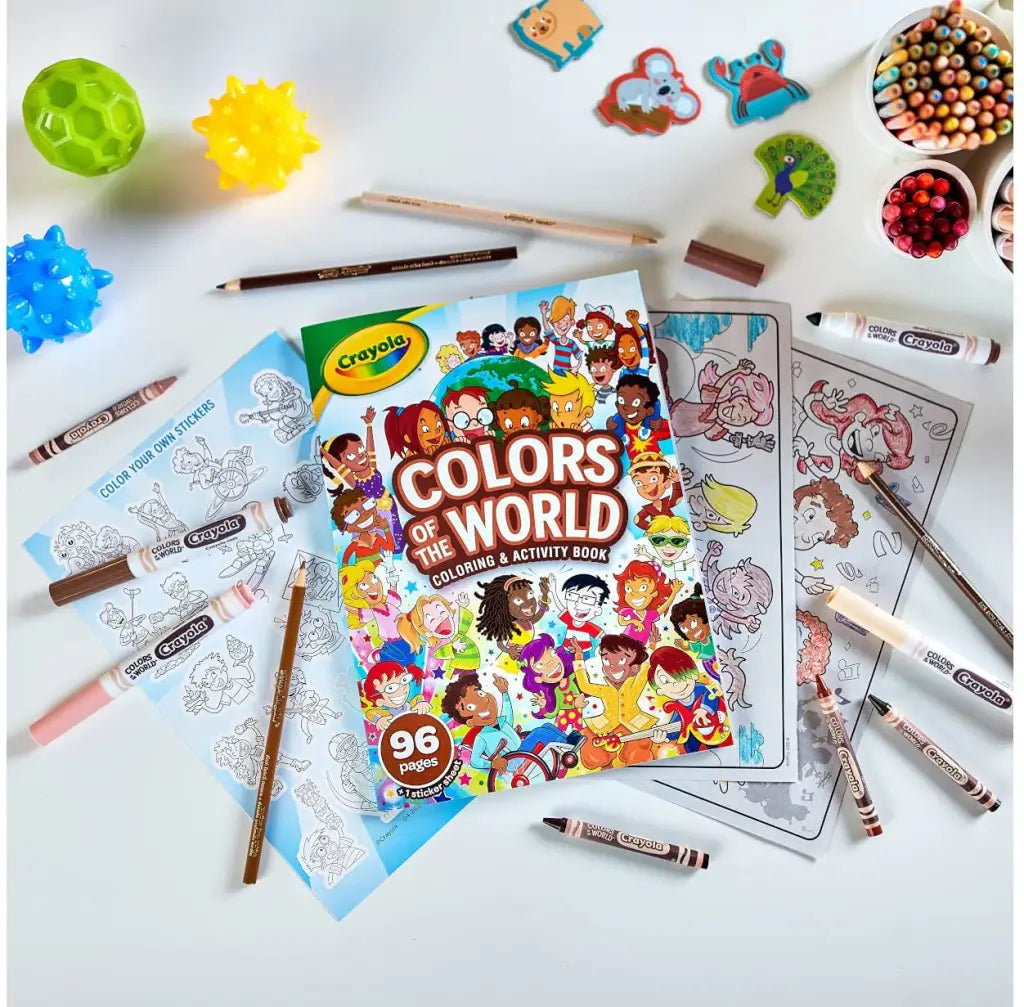 Crayola Colors of the World Coloring & Activity Book (96