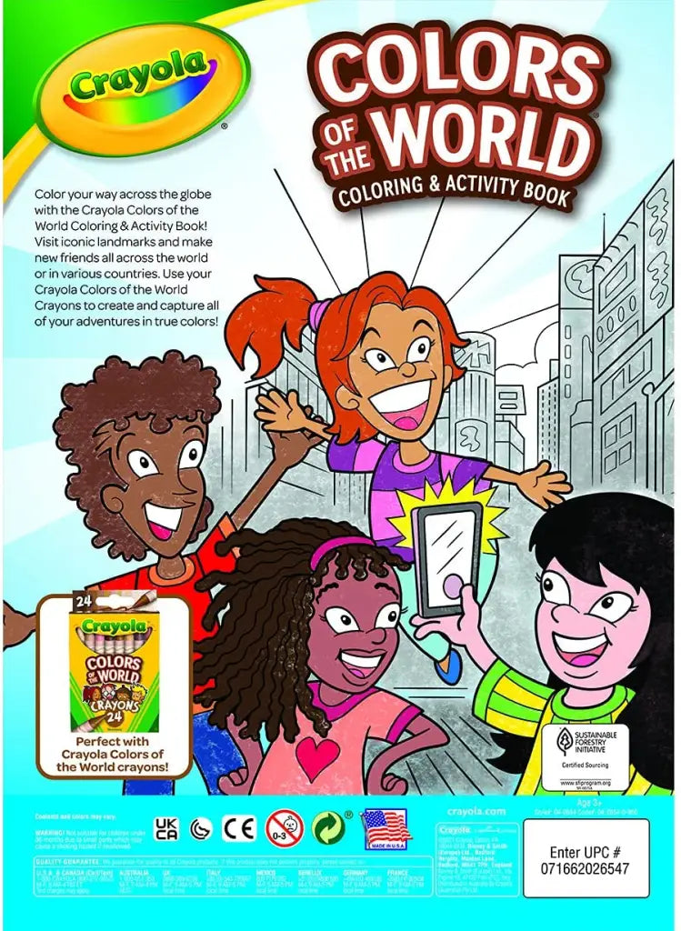 Crayola Colors of the World Coloring & Activity Book (96