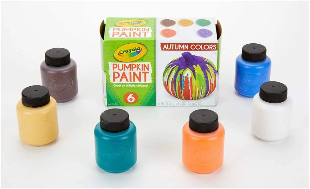 Crayola Pumplin Paint - 6 Autumn Colors - Drawing & Painting
