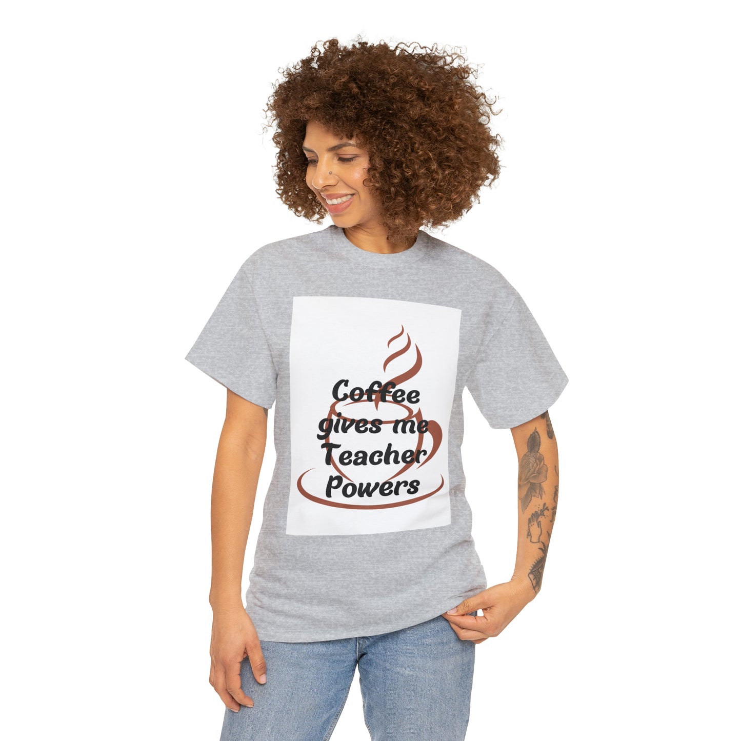Coffee gives me Teacher Powers T-Shirt