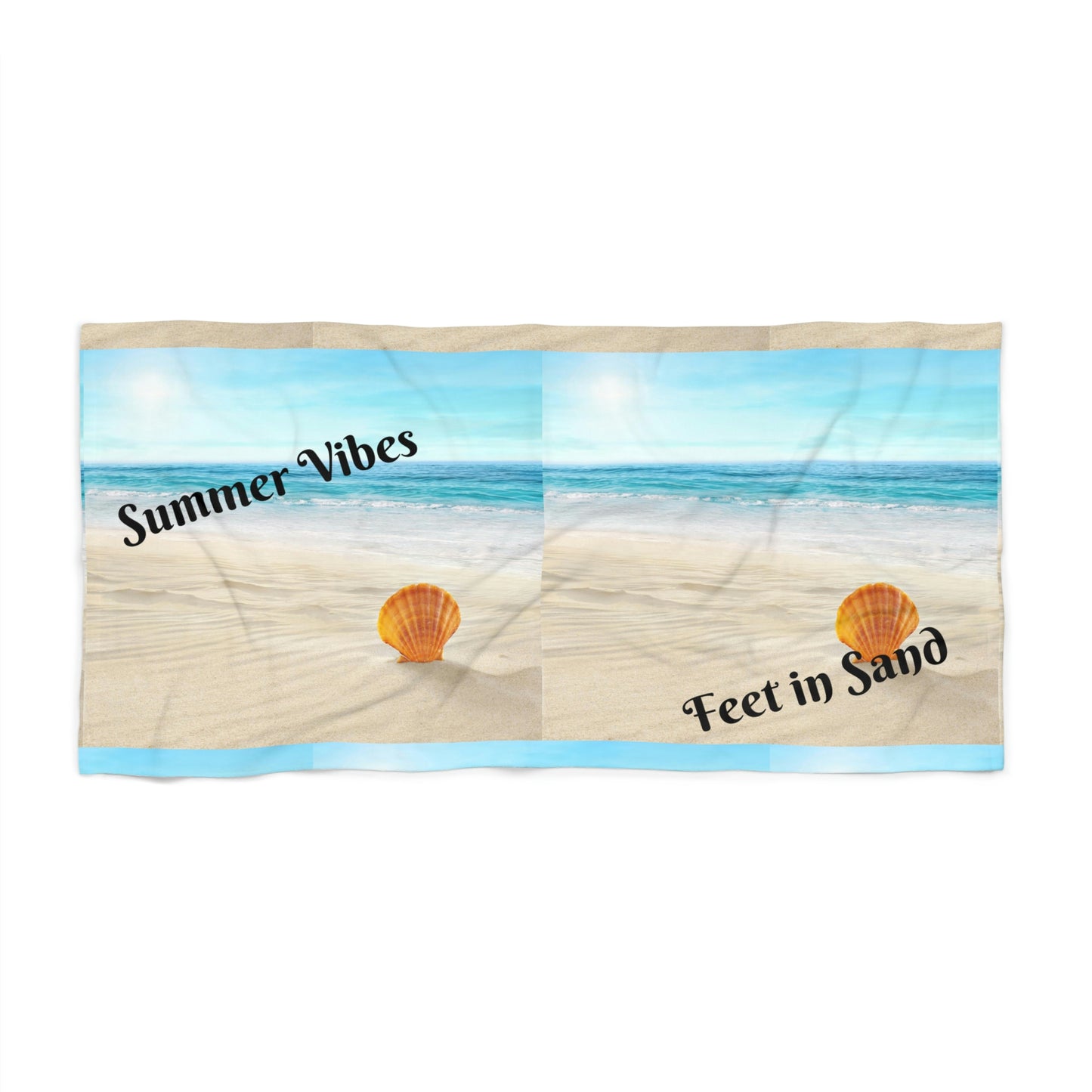 Summer Vibes 30"x60" Beach Towel