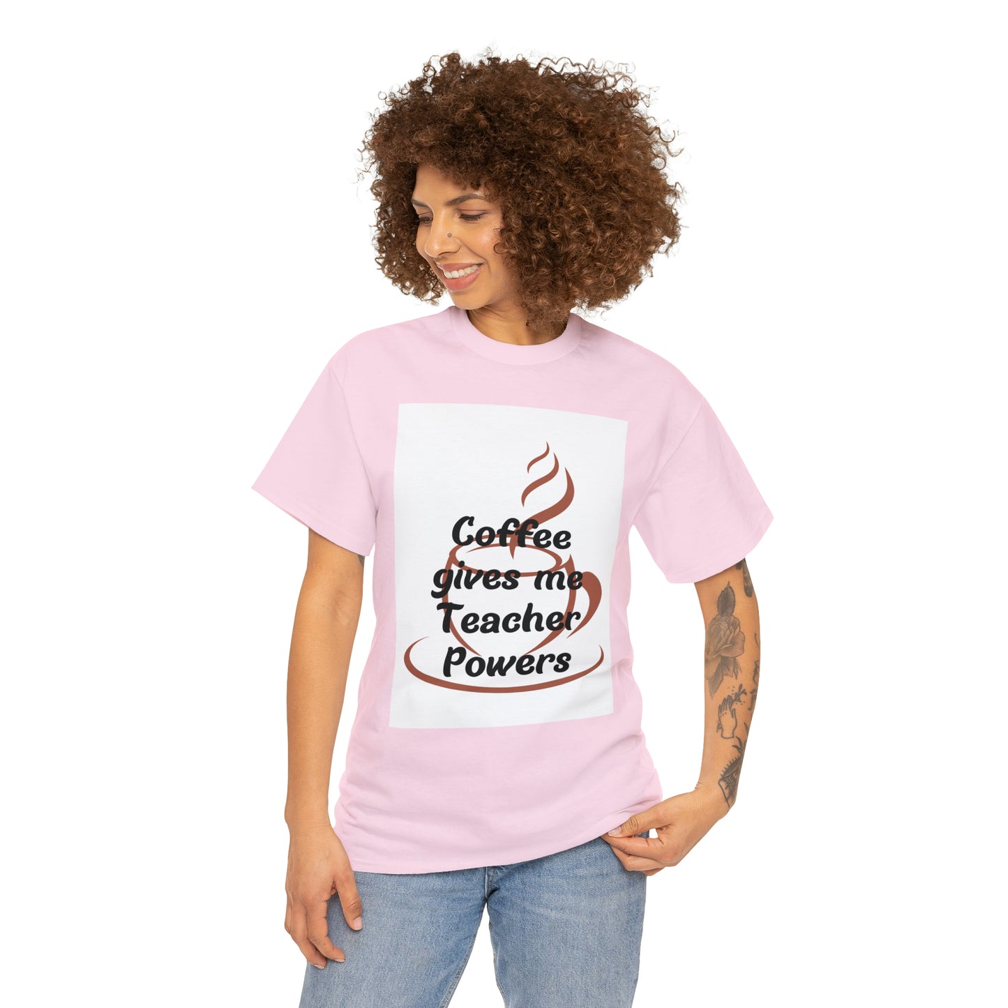 Coffee gives me Teacher Powers T-Shirt