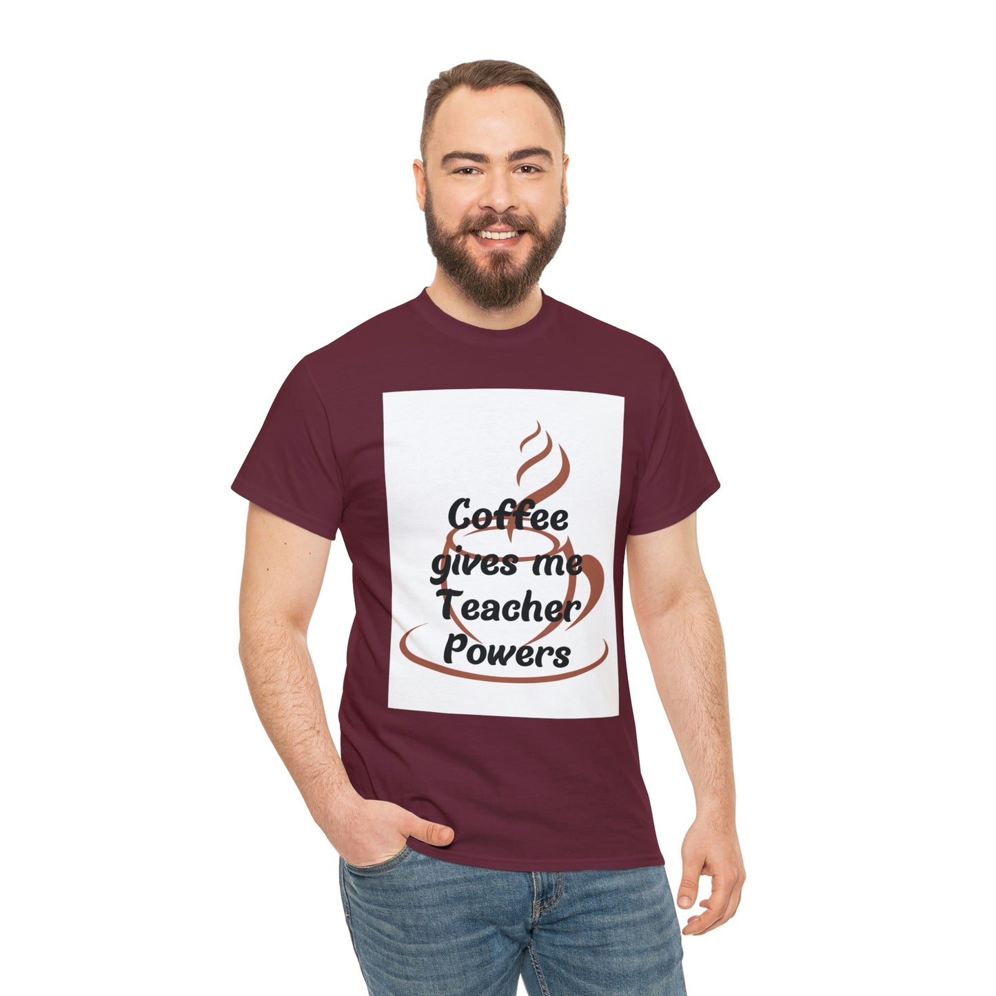 Coffee gives me Teacher Powers T-Shirt