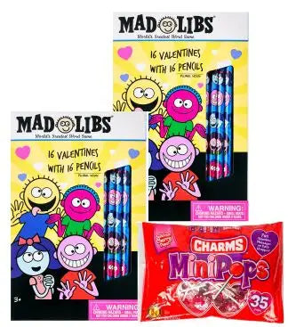 MadLibs Valentine’s Themed 32 Valentines Day Cards