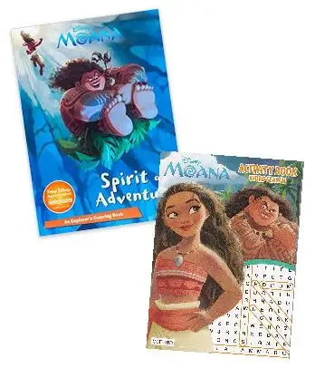 Moana Activity Word Search and Coloring Book Set - Coloring