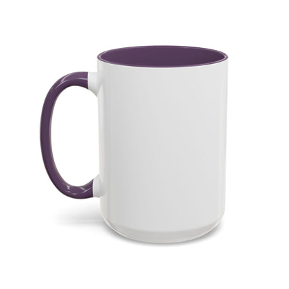 Accent Coffee Mug - Coffee Gives Me Teacher Powers Design - 11oz