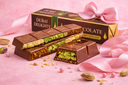 Dubai Delights® Valentine’s Fusion Kunafa Collection – Luxury Middle Eastern Dessert Gift Box