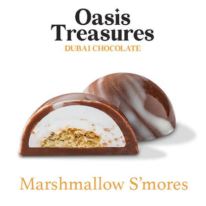 Dubai Chocolate Bites 24-Day Countdown Calendar by Oasis Treasures (240g) 7 Different Flavors!