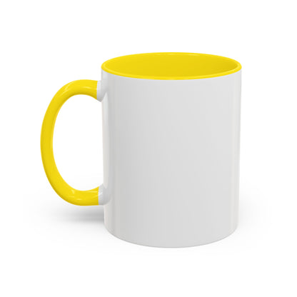 Accent Coffee Mug - Coffee Gives Me Teacher Powers Design - 11oz