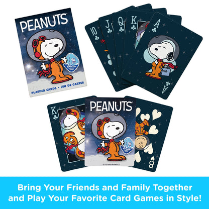 Peanuts Snoopy In Space Playing Cards