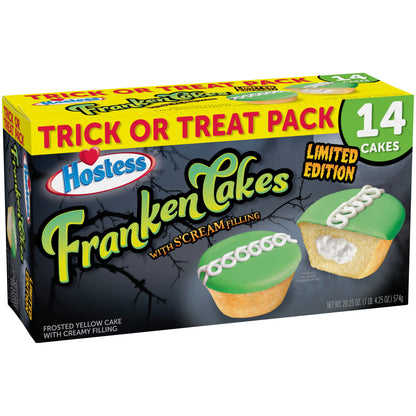 "Hostess Limited-Edition Halloween Snack Pack - FrankenCakes, ScaryCakes & Spooky Twinkies Family Packs"