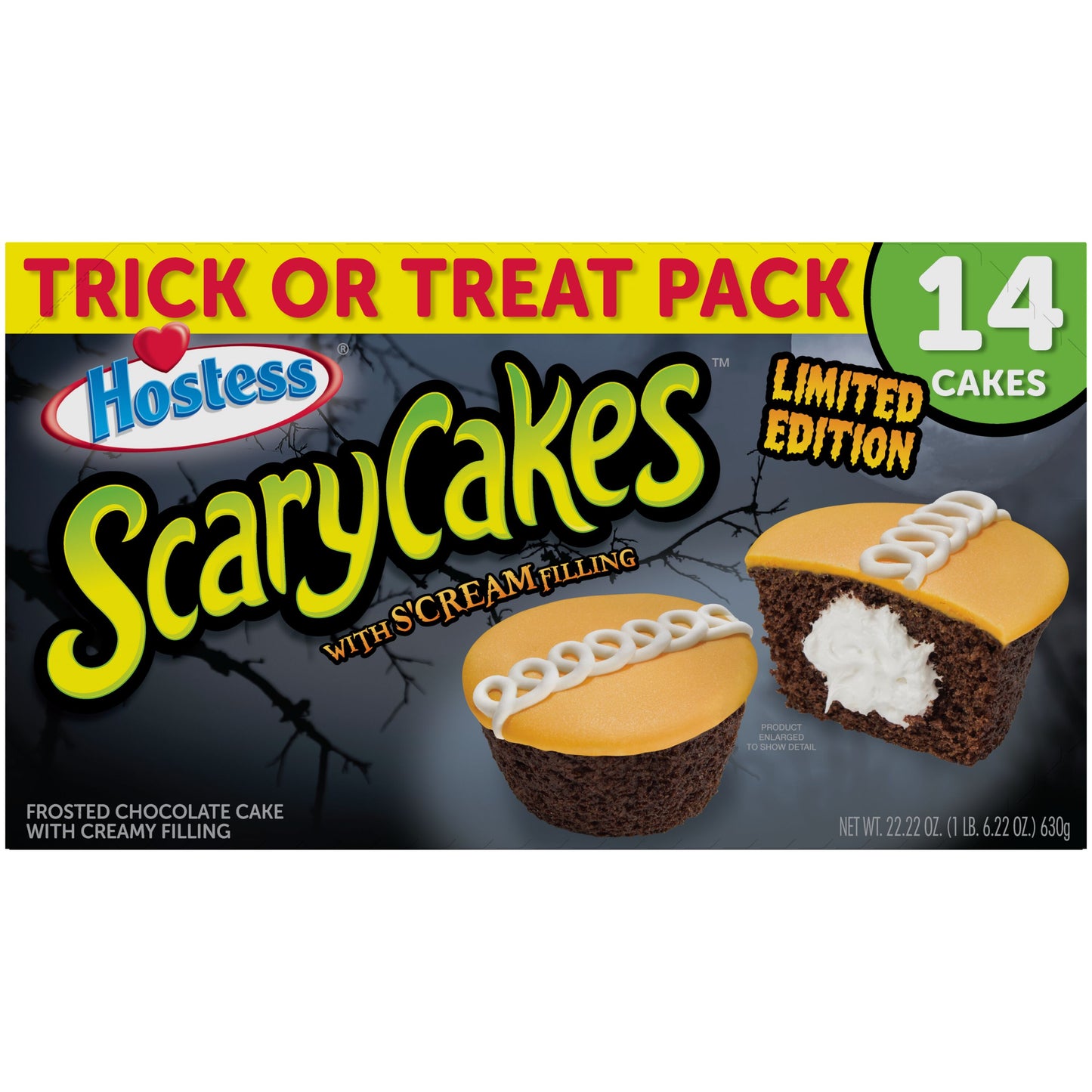 "Hostess Limited-Edition Halloween Snack Pack - FrankenCakes, ScaryCakes & Spooky Twinkies Family Packs"
