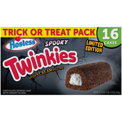 "Hostess Limited-Edition Halloween Snack Pack - FrankenCakes, ScaryCakes & Spooky Twinkies Family Packs"