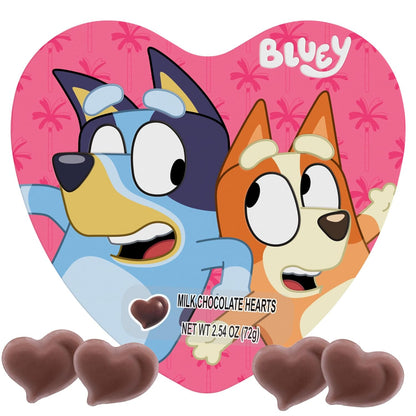Valentine's Bluey Heart Tin with Premium Chocolates