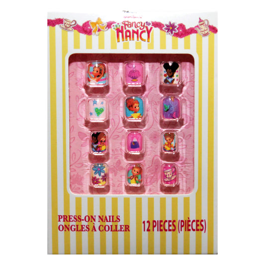12 Piece Kids' Disney Junior Fancy Nancy Pack Press-On Nails
