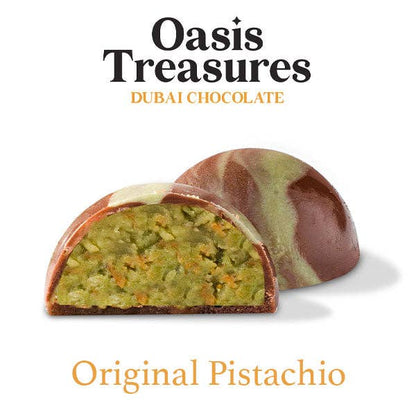 Dubai Chocolate Bites 24-Day Countdown Calendar by Oasis Treasures (240g) 7 Different Flavors!