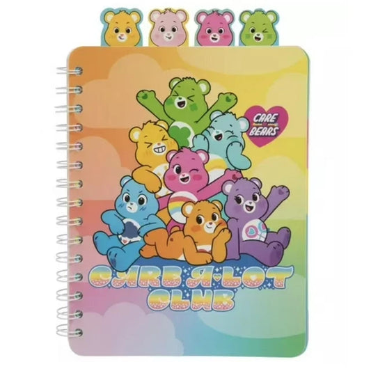 Care Bears Journal – Divider Tabs, 40 Pages, Ruled, 9x6"