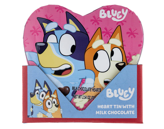 Valentine's Bluey Heart Tin with Premium Chocolates