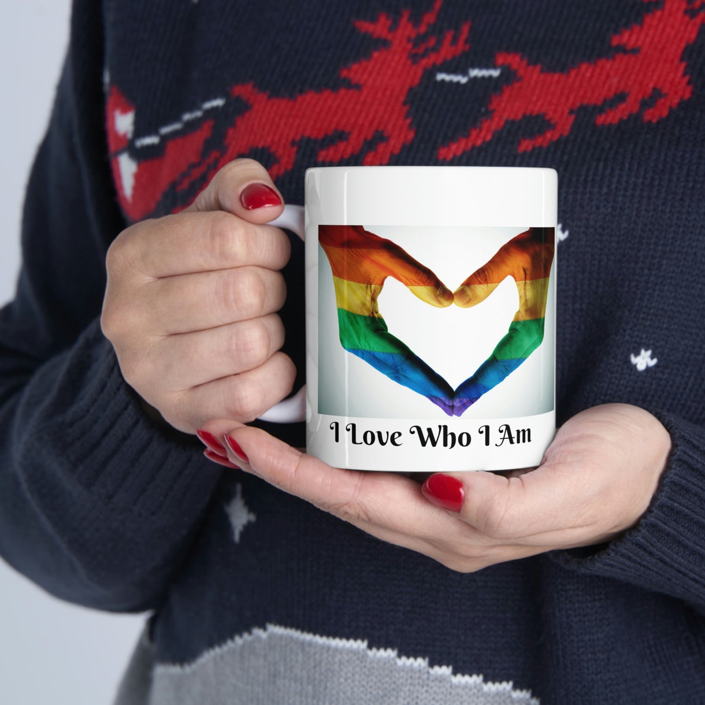 I Love Who I Am Ceramic Mug 11oz