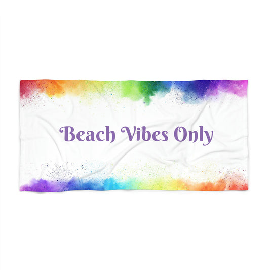 Beach Vibes Only 30" x 60" Beach Towel