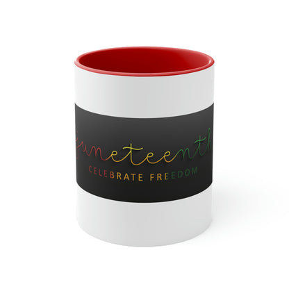 Juneteenth Freedom Coffee Mug, 11oz